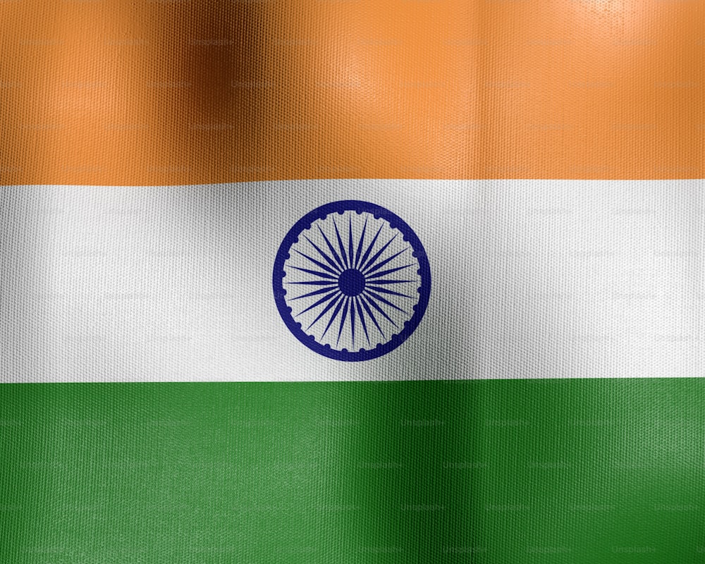 the flag of india is shown in this image