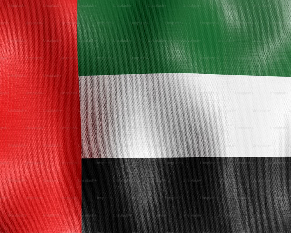 die Flagge der Vereinigten Staaten von Jordanien