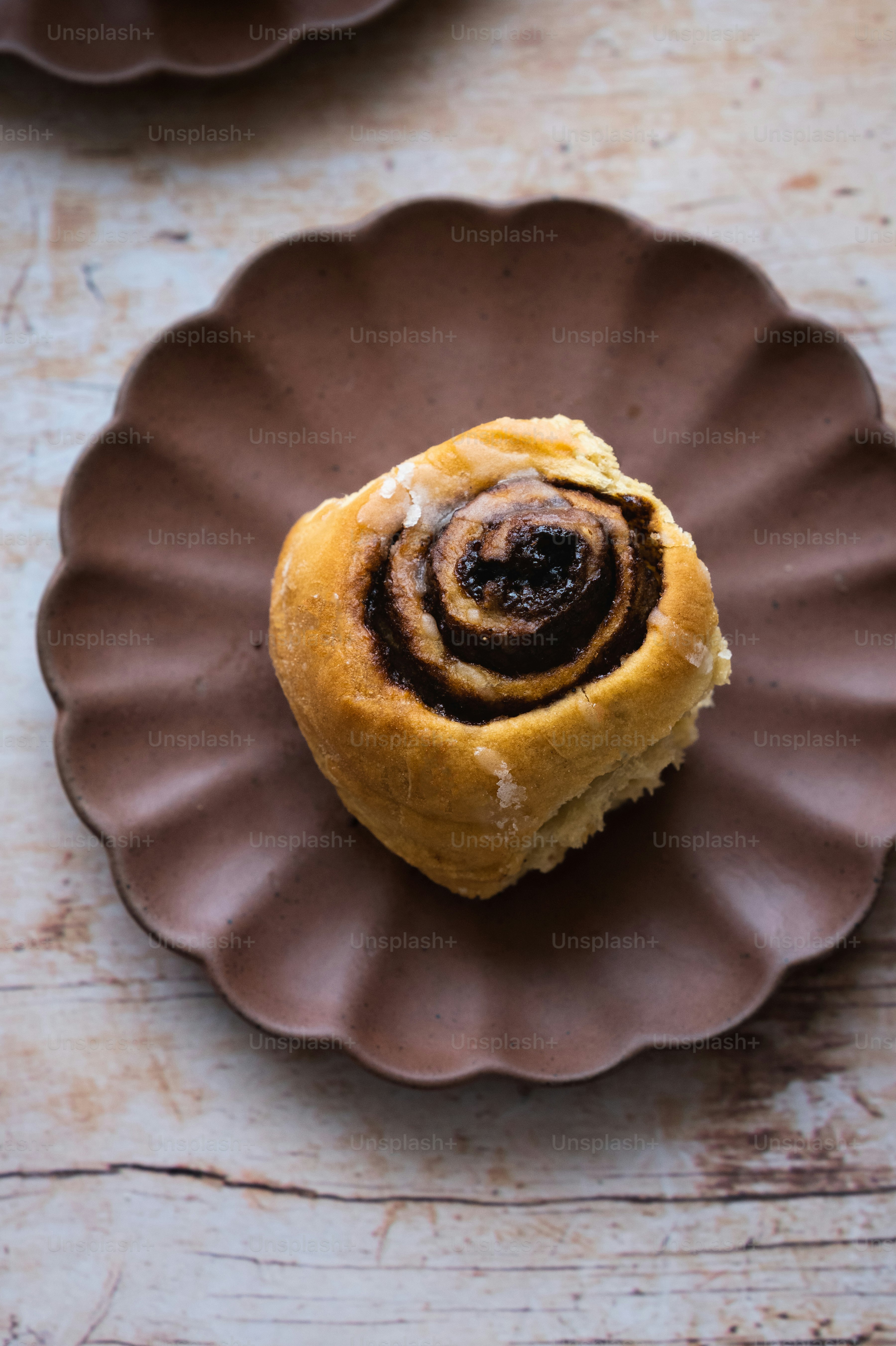 a piece of food that is on a plate