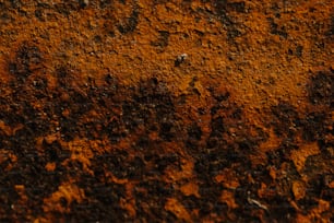 a close up of a rusted metal surface