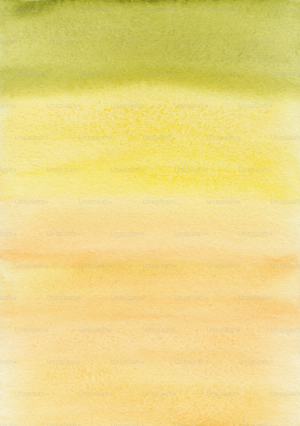 a watercolor painting of a yellow and green background