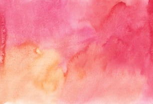 a watercolor painting of pink and yellow colors