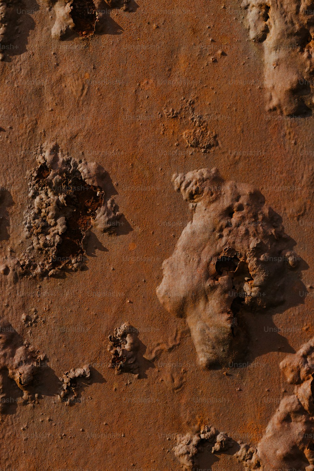 um close up de rochas e sujeira em uma superfície