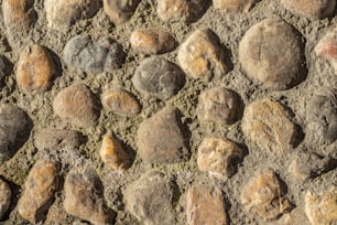 Un primer plano de rocas y tierra en el suelo
