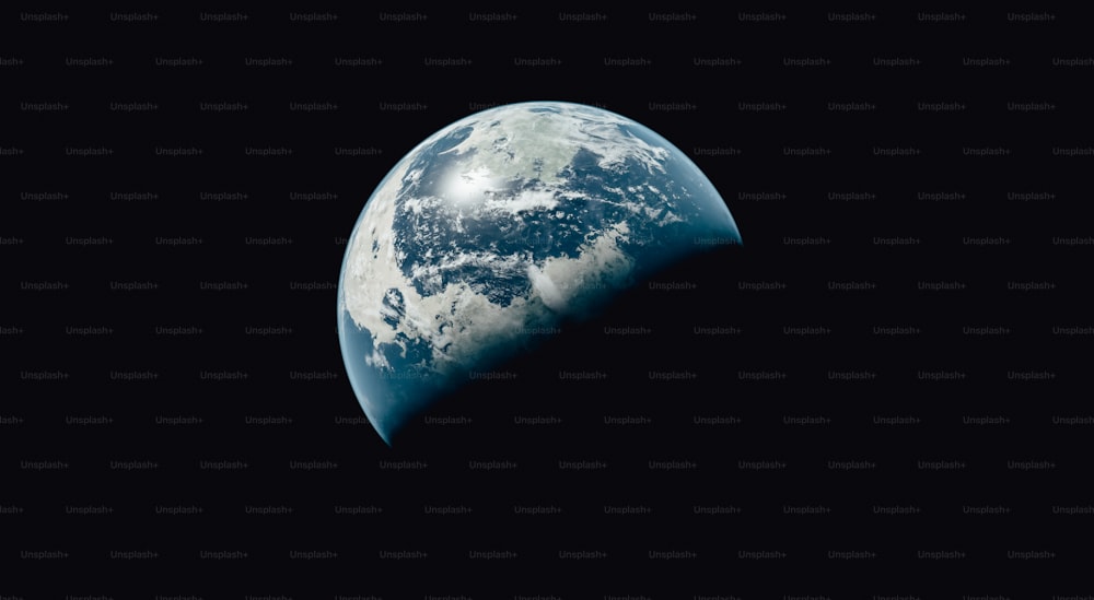 우주에서 본 지구의 모습