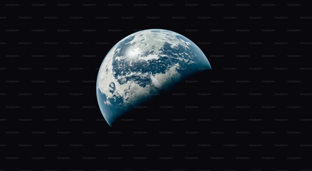 a view of the earth from space