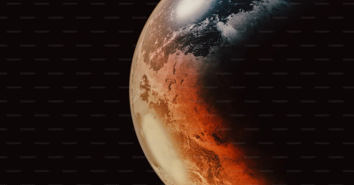 A close up of a red and black planet photo – Planet Image on Unsplash