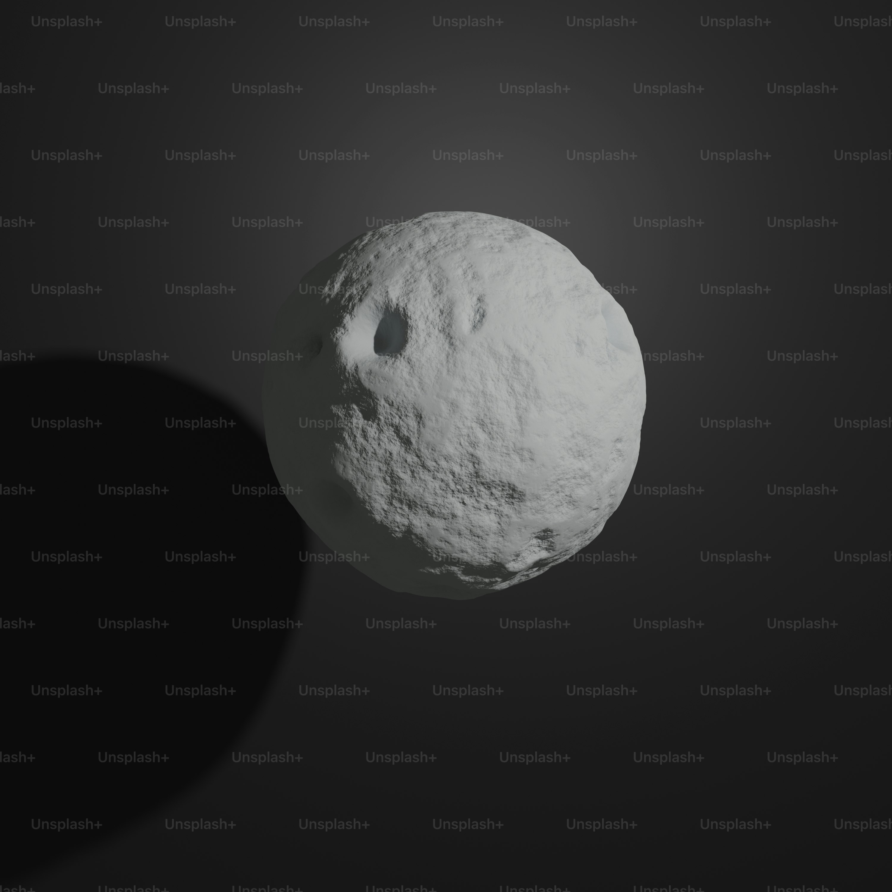 an object is shown in the dark sky