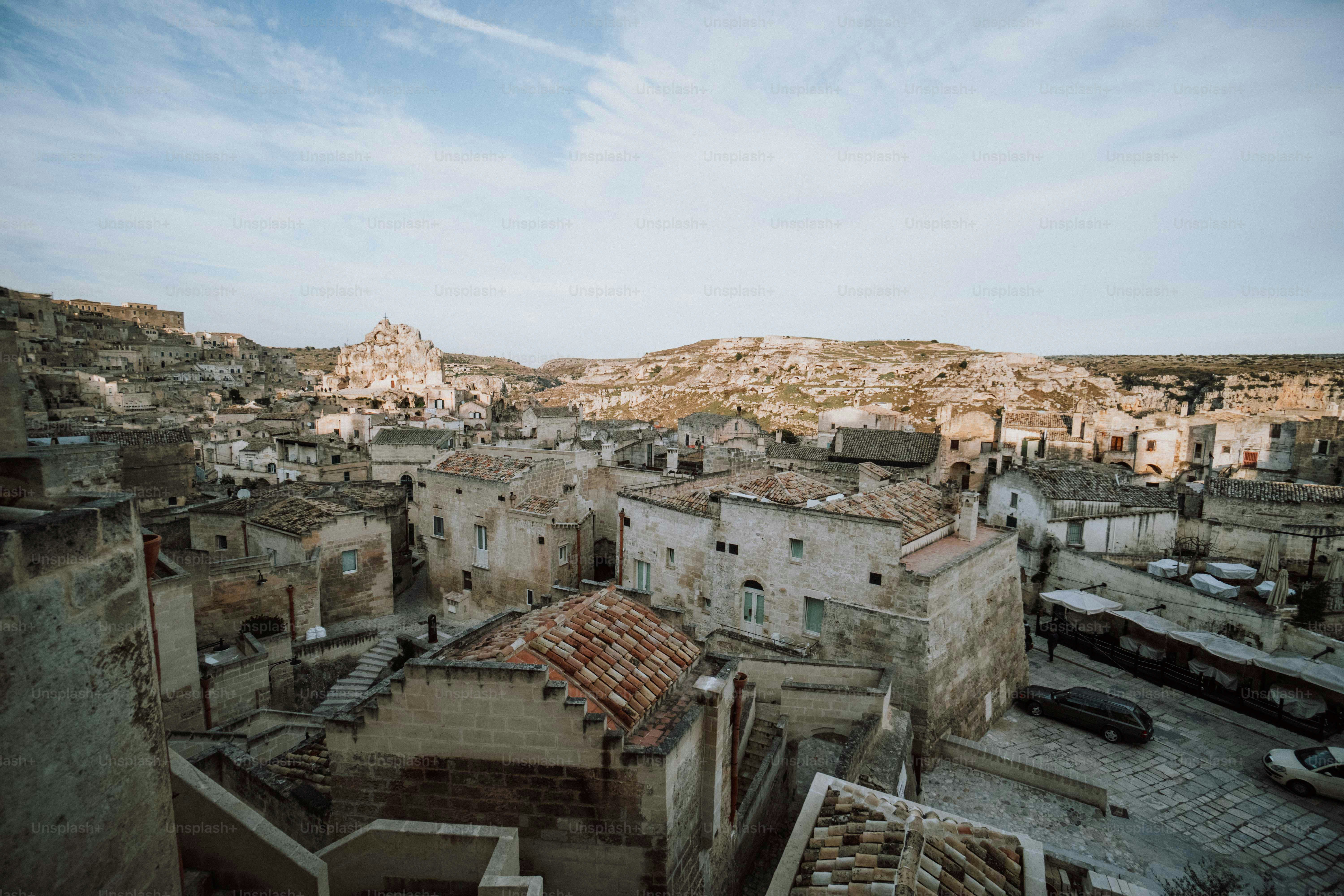 a view of a city from a high point of view