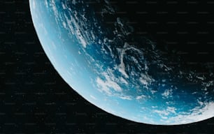 a view of the earth from space