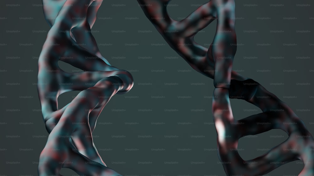 uma imagem gerada por computador de uma estrutura abstrata