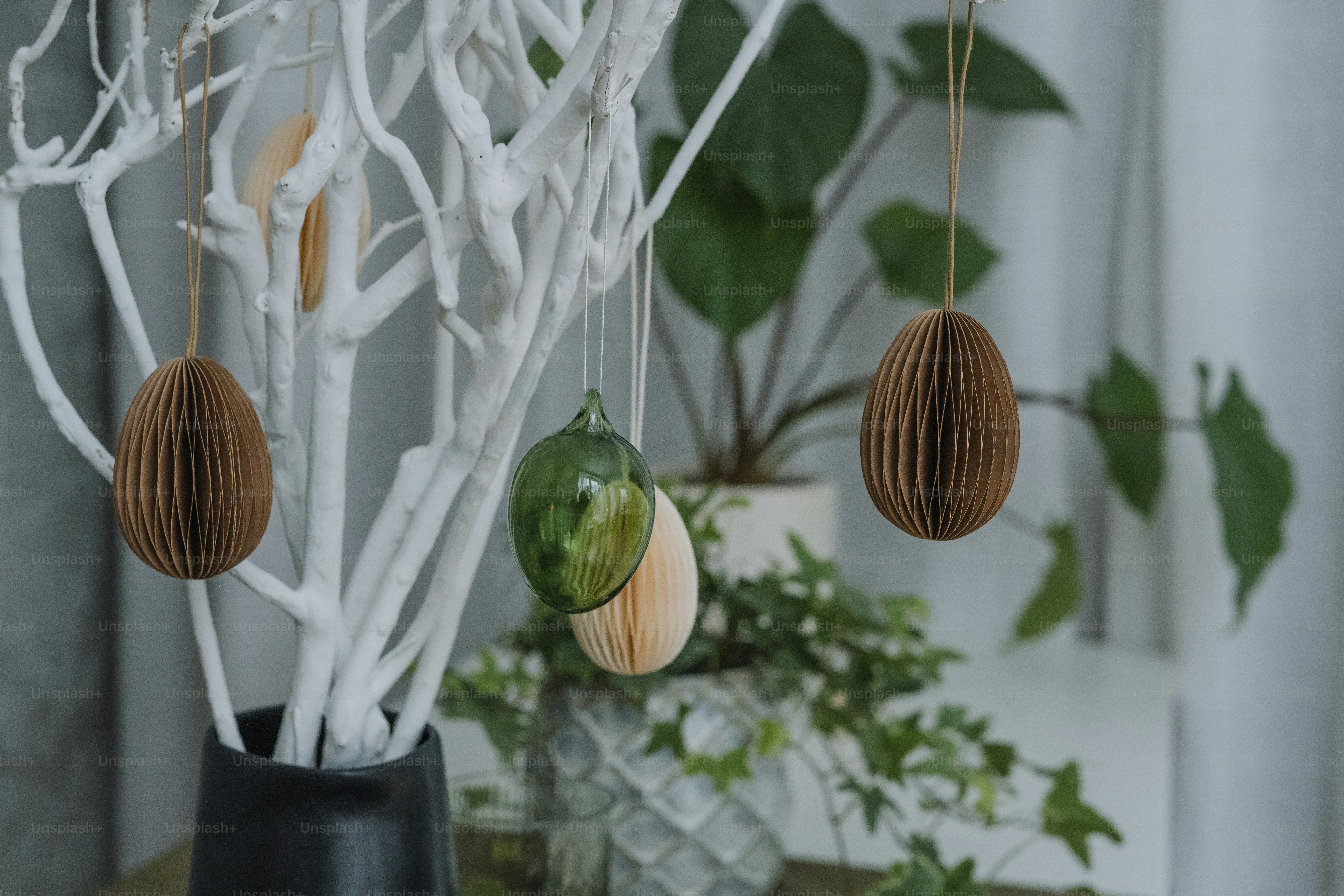 a couple of vases that are sitting on a table