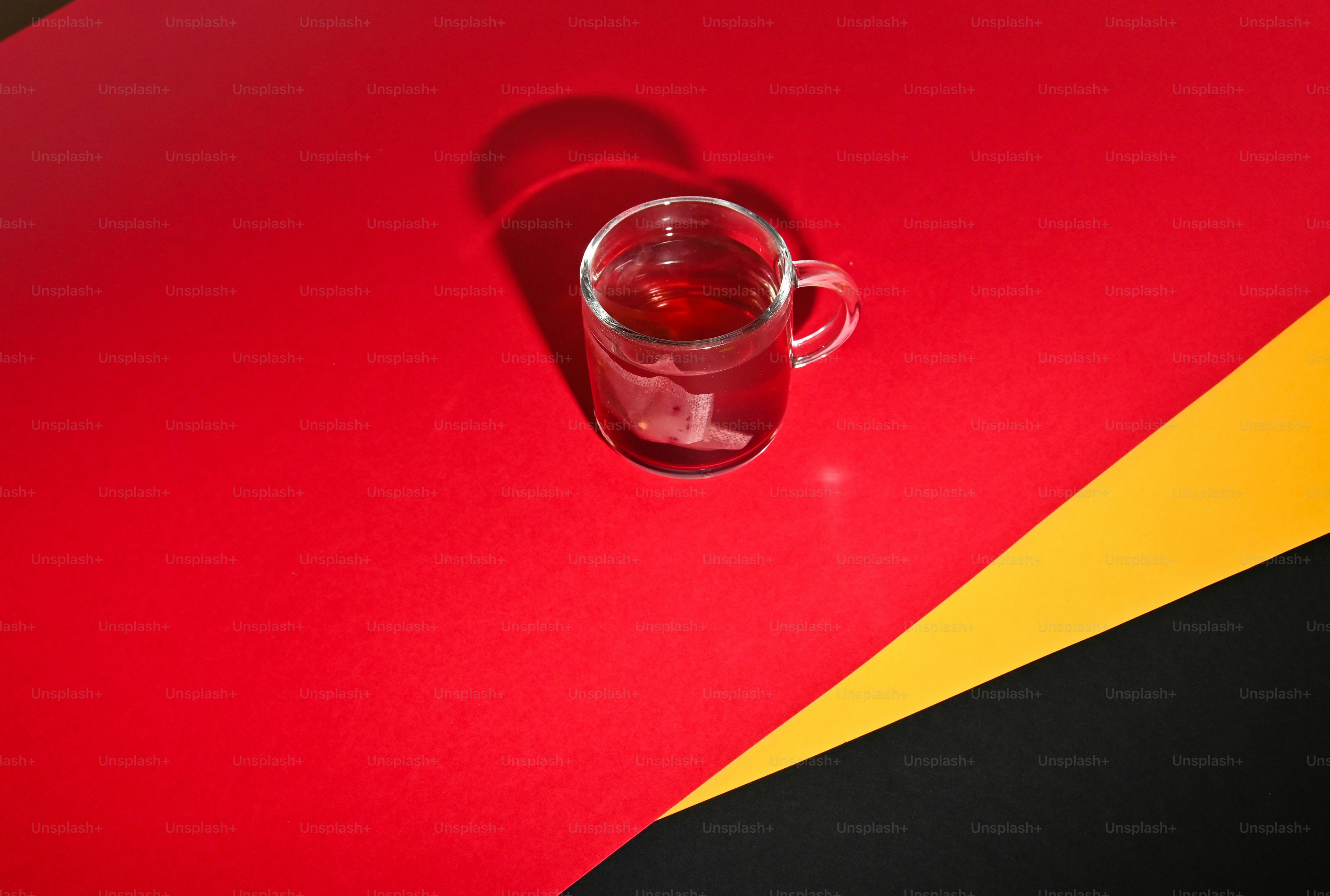 a cup of tea sitting on top of a table