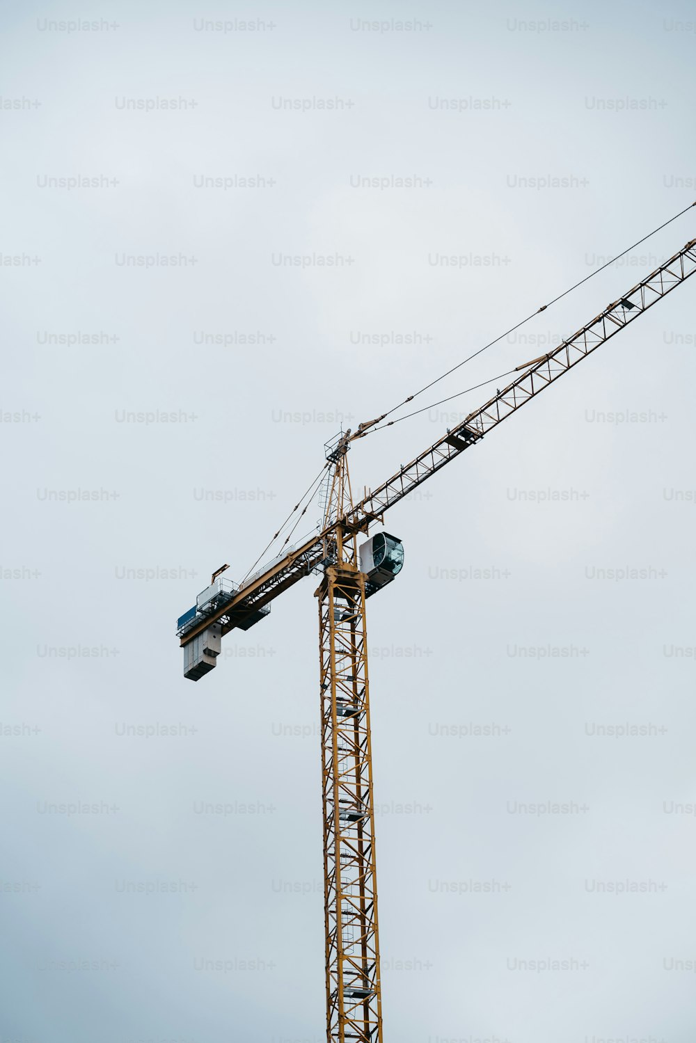 a crane with a train on top of it
