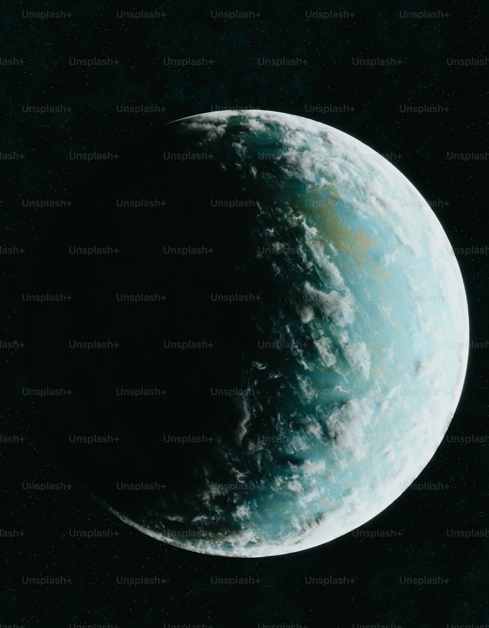 an artist's rendering of a planet in space