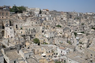 a view of a city with lots of buildings