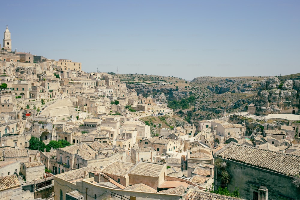 a view of a city from a high point of view