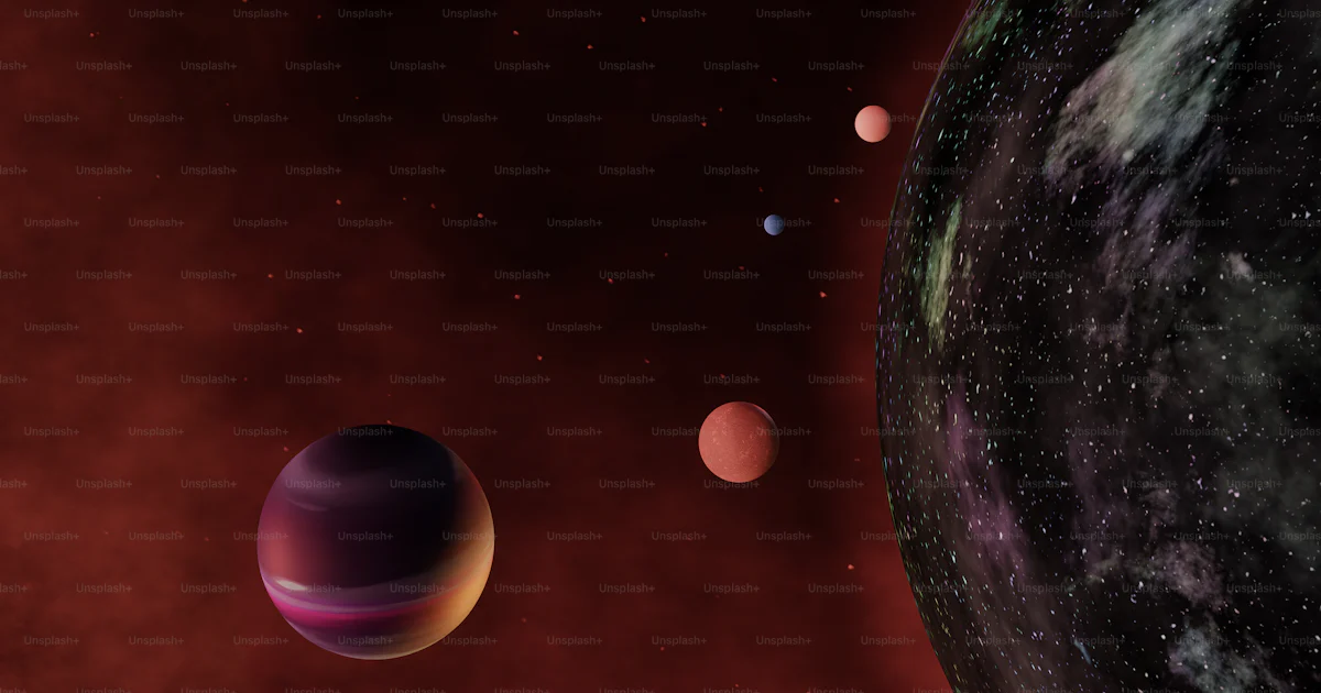 3d Rendered Planet An artist's rendering of the planets in the solar system photo – 3d ...