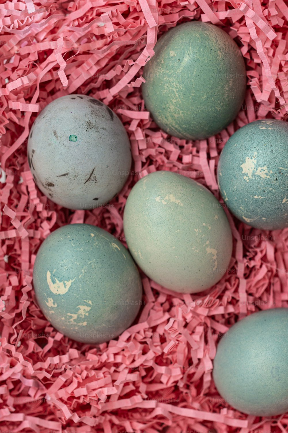 a bunch of eggs that are in a box