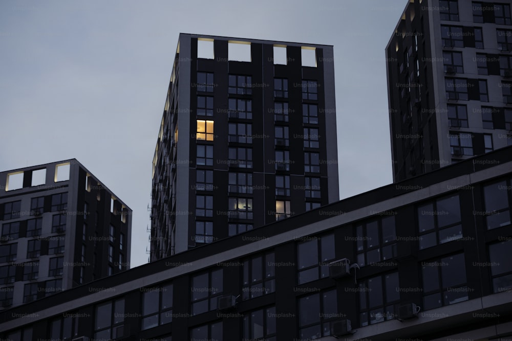 a couple of buildings that are next to each other