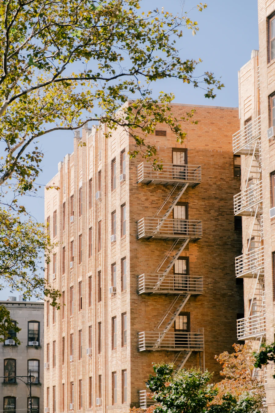 Staff accommodation building
