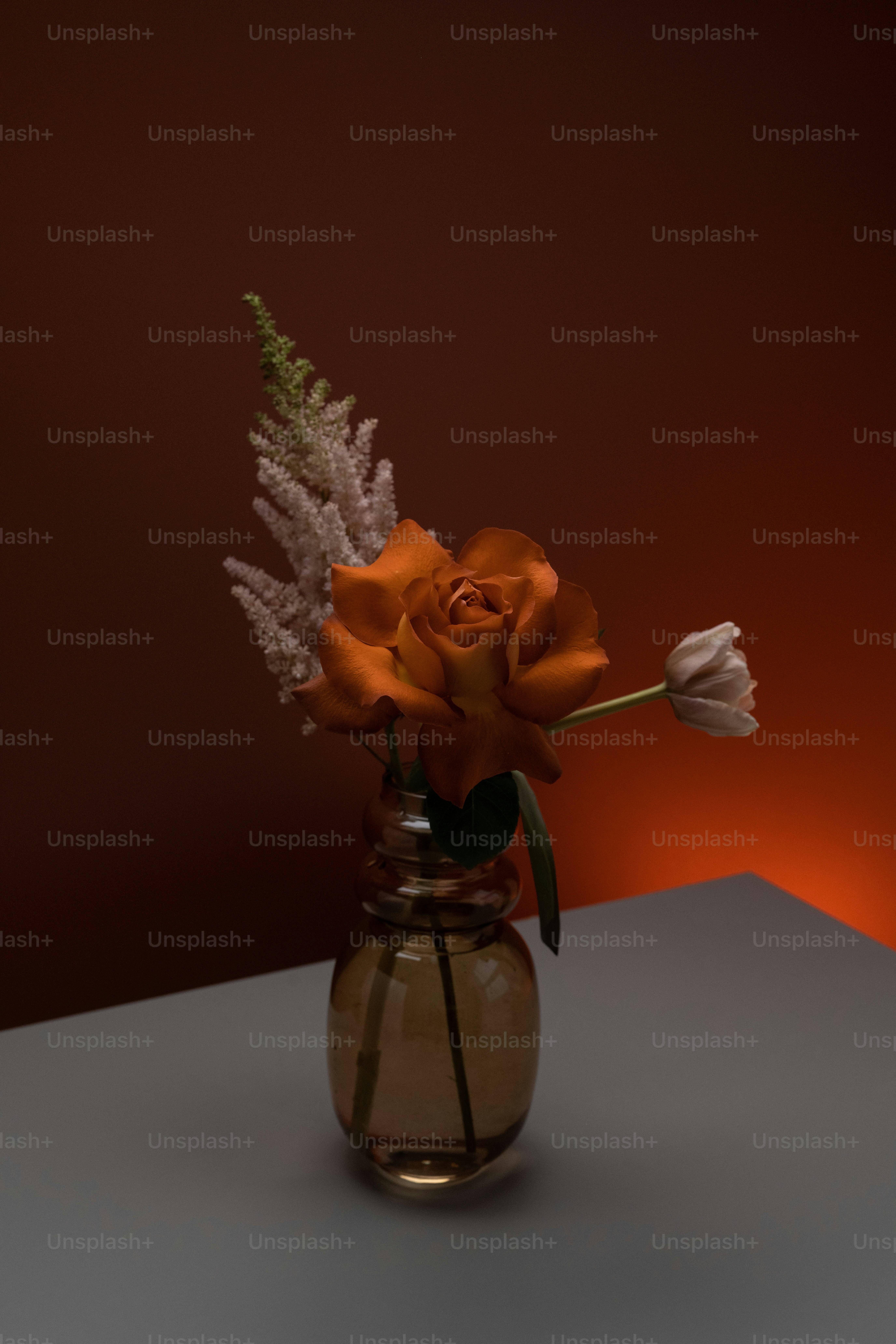 A vase filled with flowers on top of a table photo – Wallpaper Image on ...