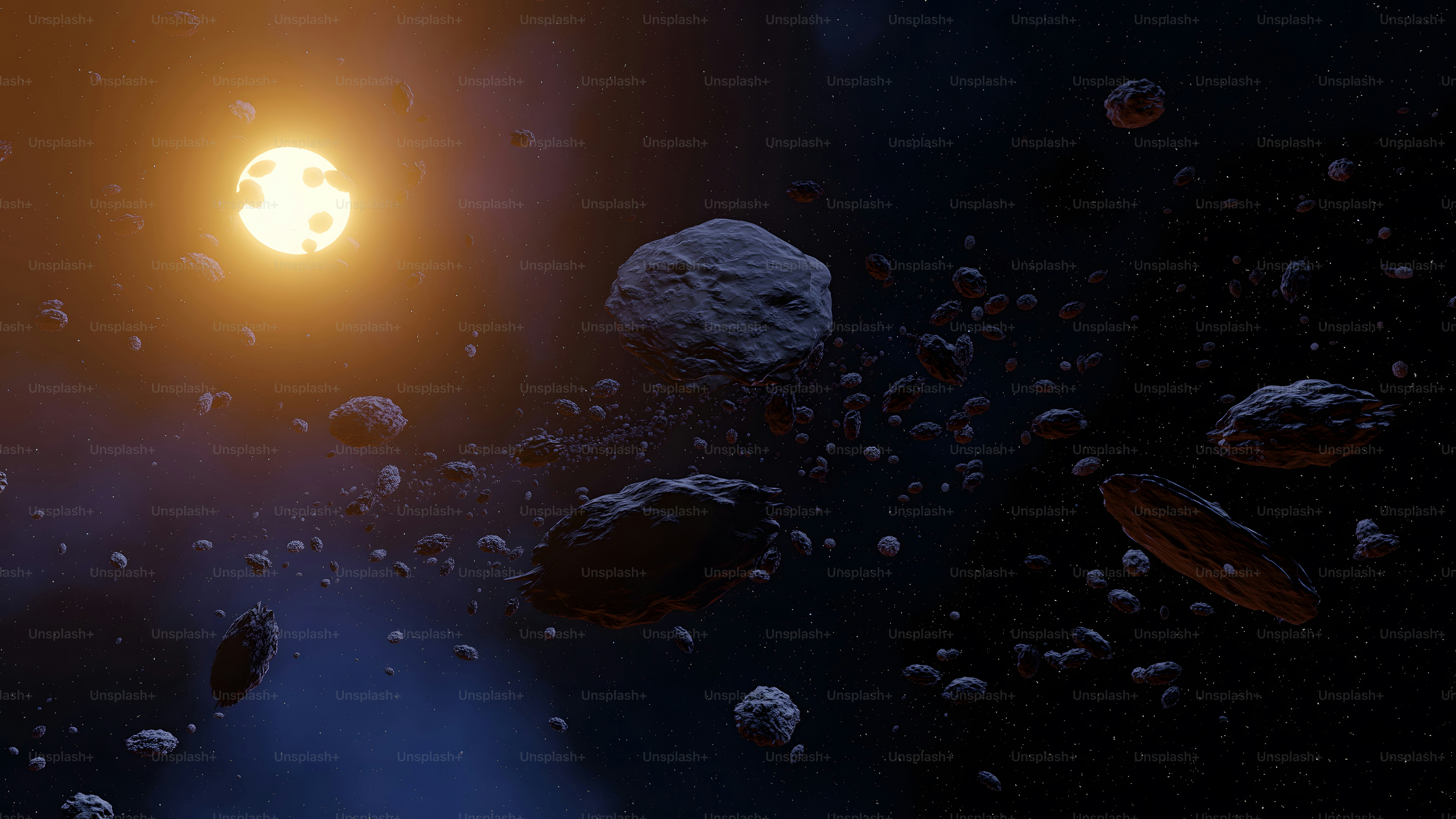 An artist's rendering of a star system photo – Space Image on Unsplash