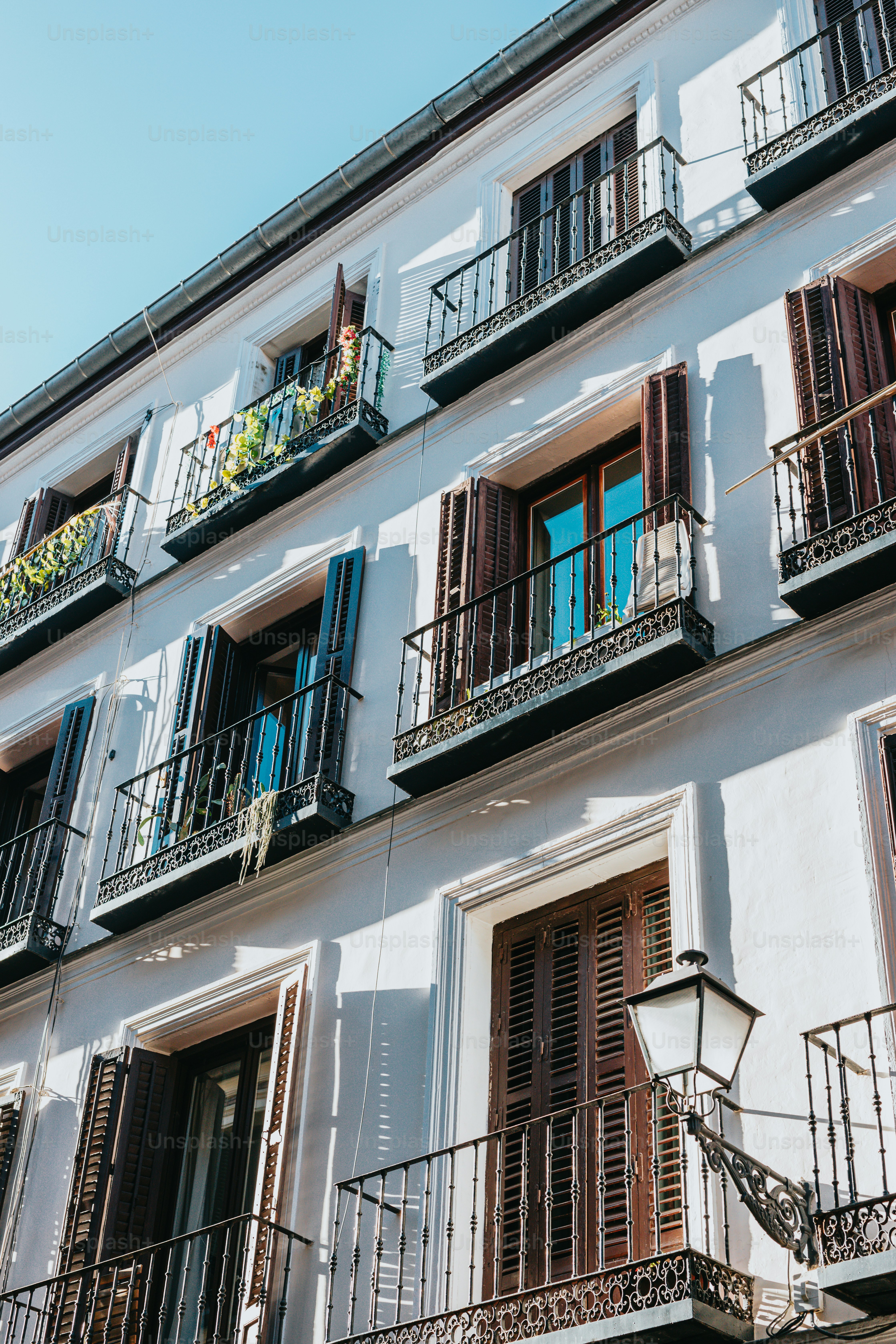 a building with balconies and balconies on the balconies