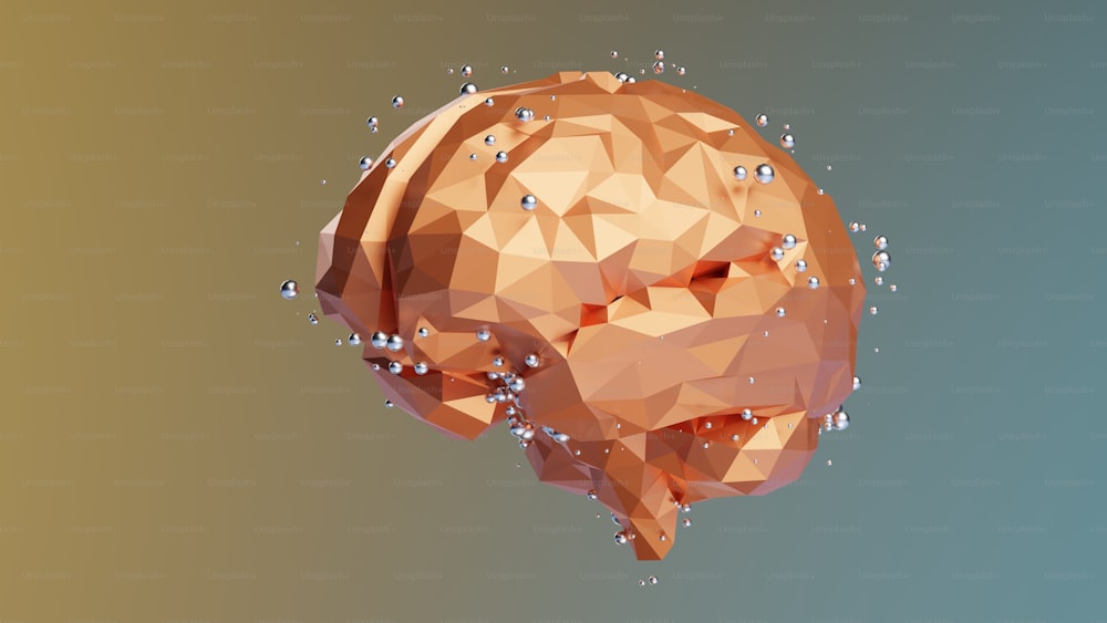 Una imagen generada por computadora de un cerebro humano