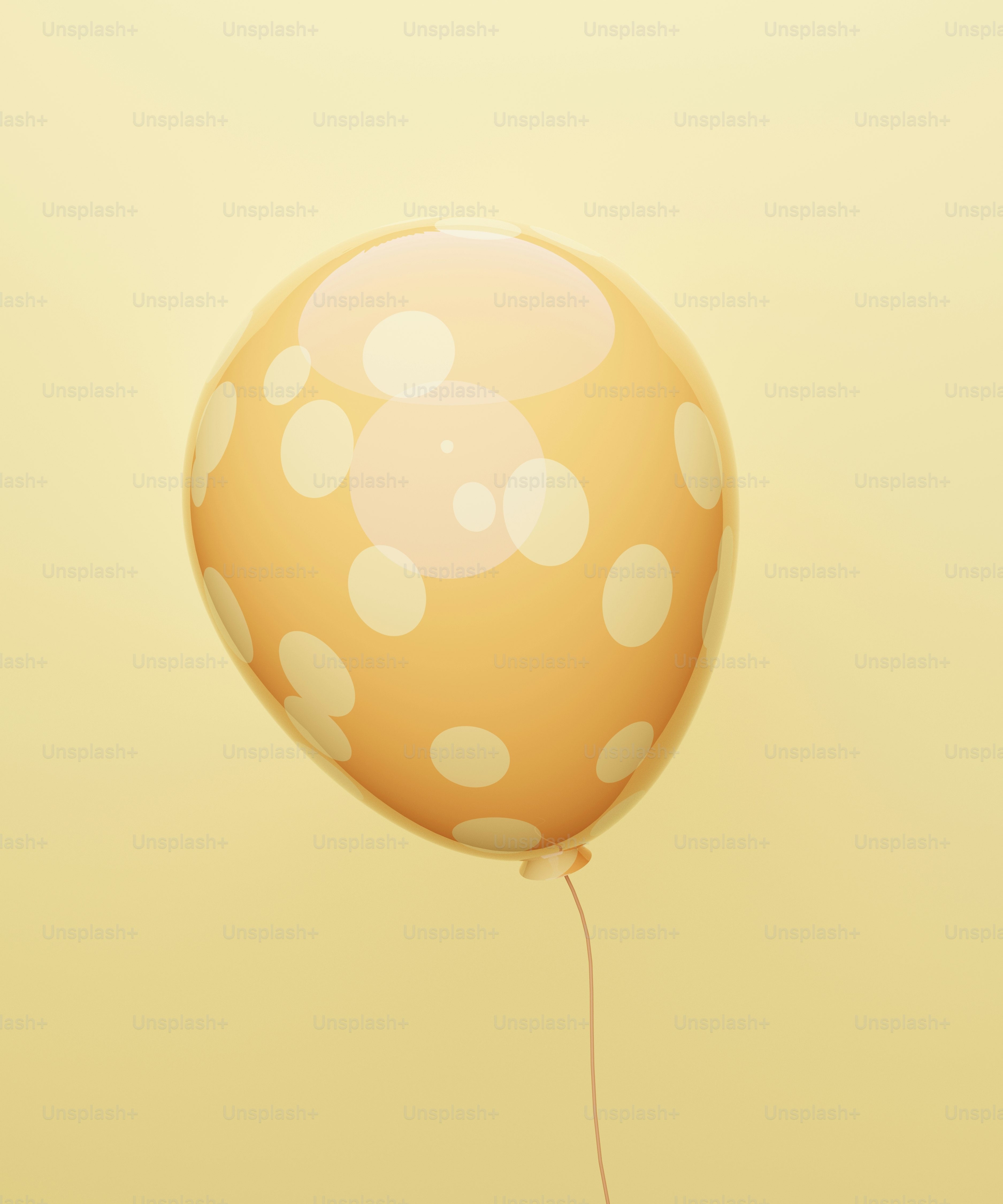 a balloon with a string attached to it
