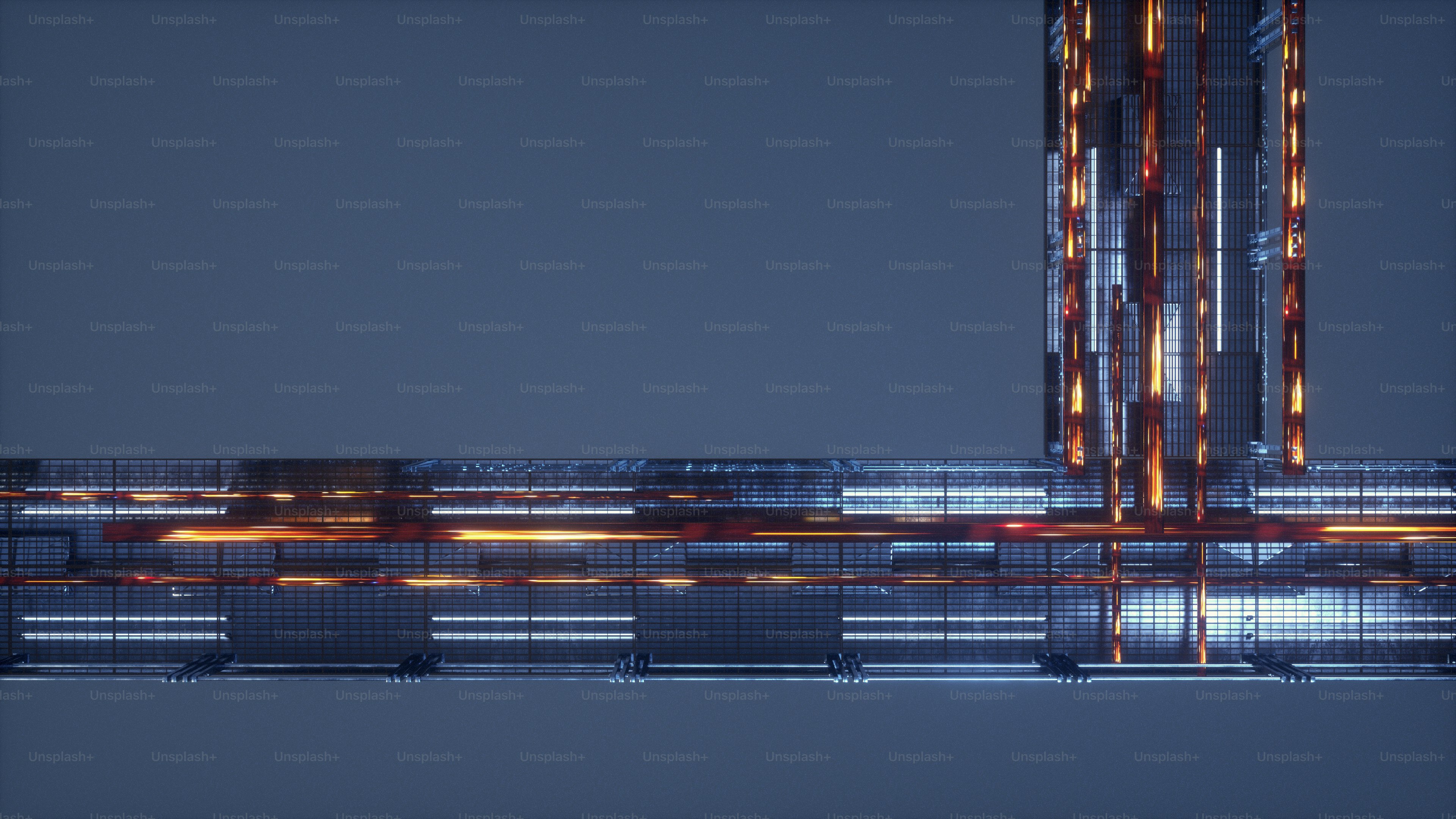 a very tall building with a lot of lights on it