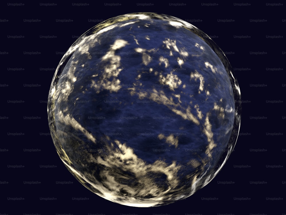 uma imagem da Terra tirada do espaço
