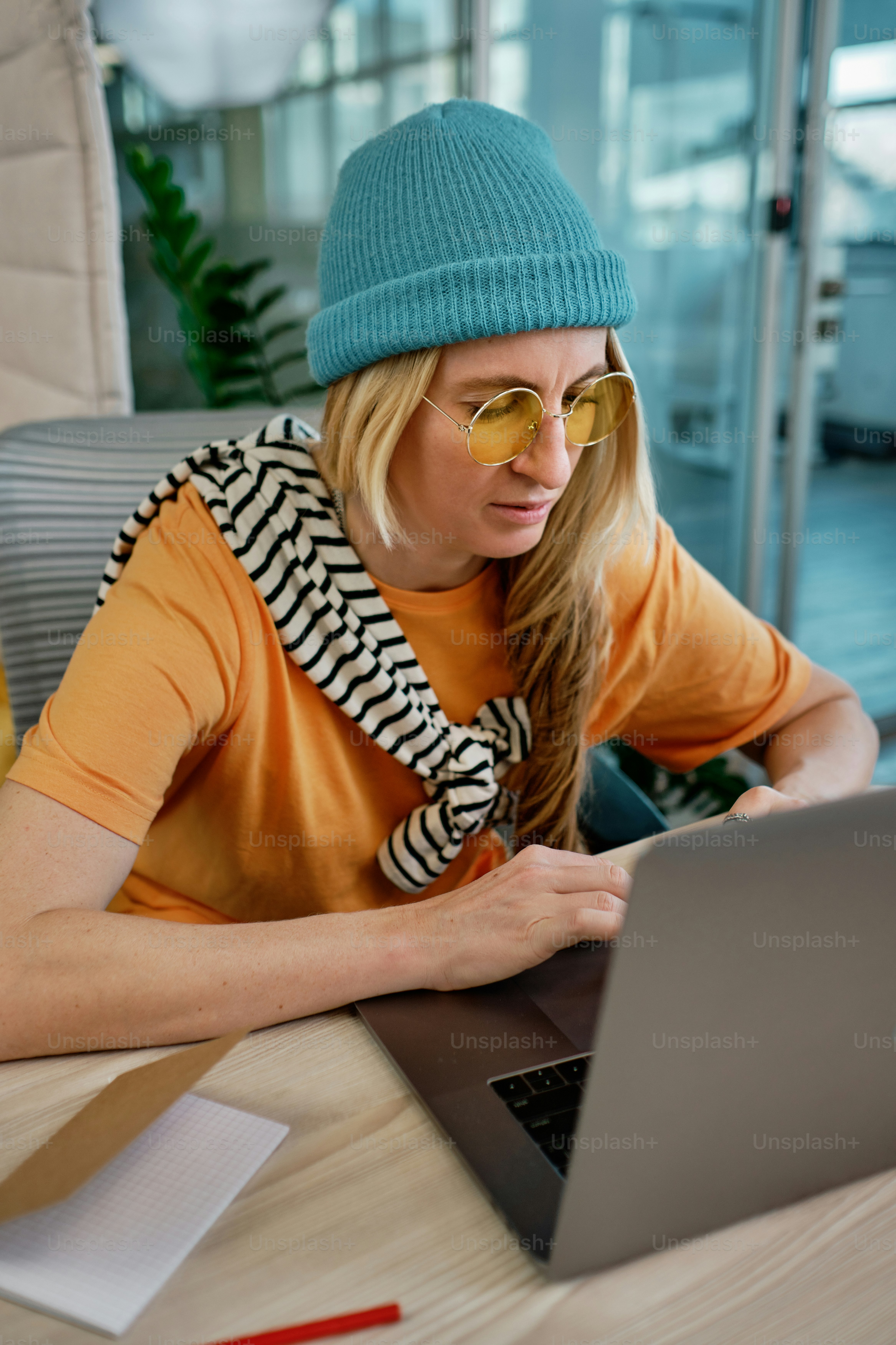 work in the co-working openspace