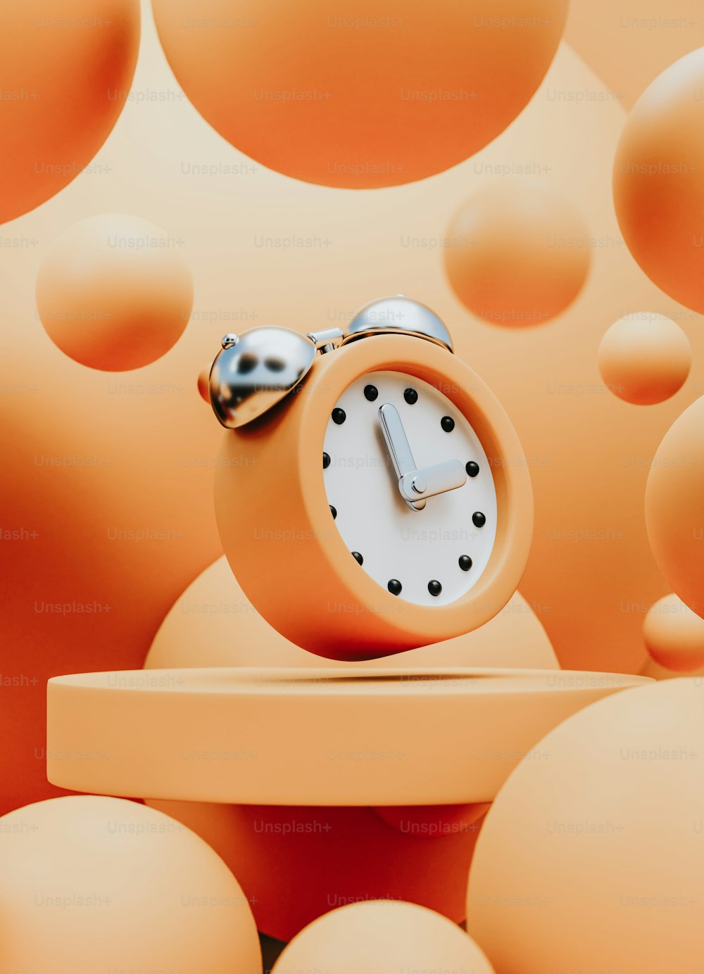 a small clock sitting on top of a table