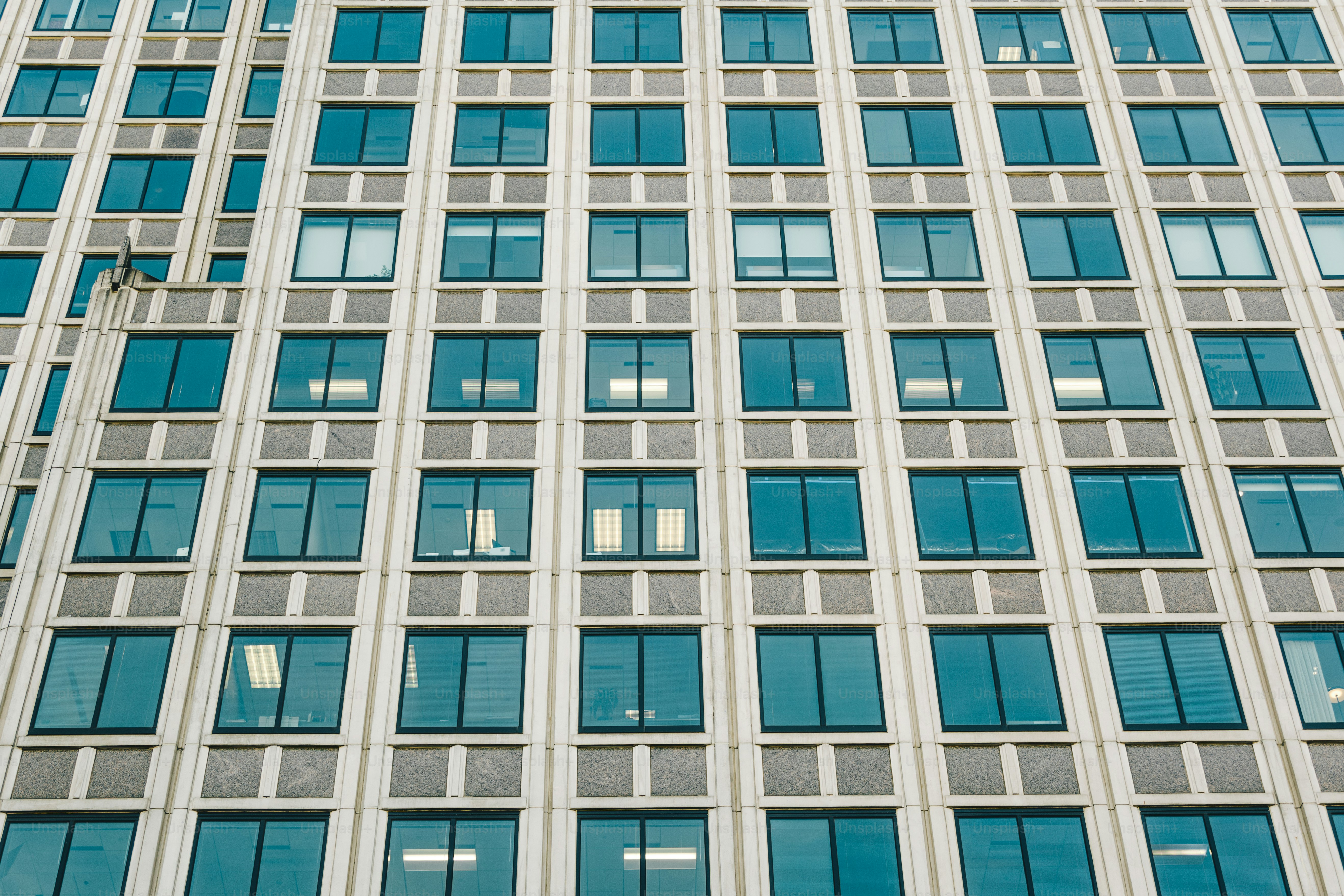 a very tall building with lots of windows