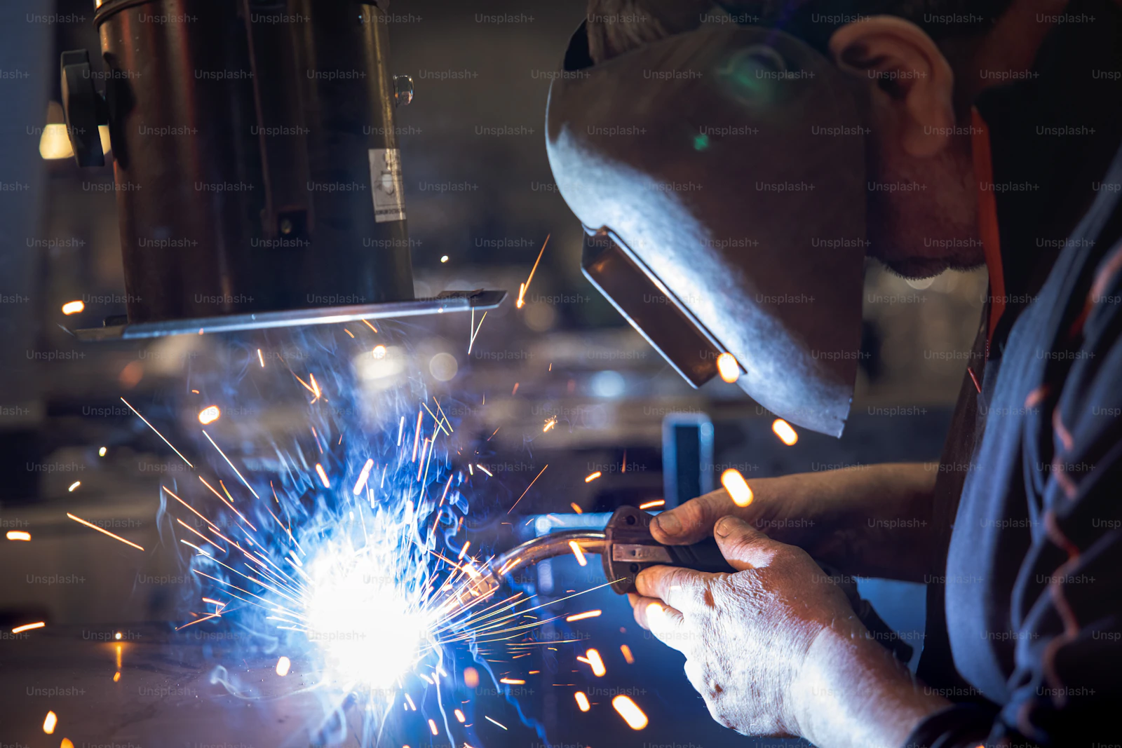 Steel fabrication workshop