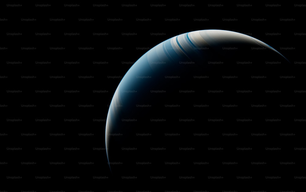 a close up of a planet with a dark background