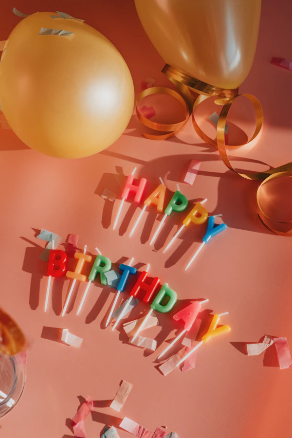 Productos para el primer cumpleaños