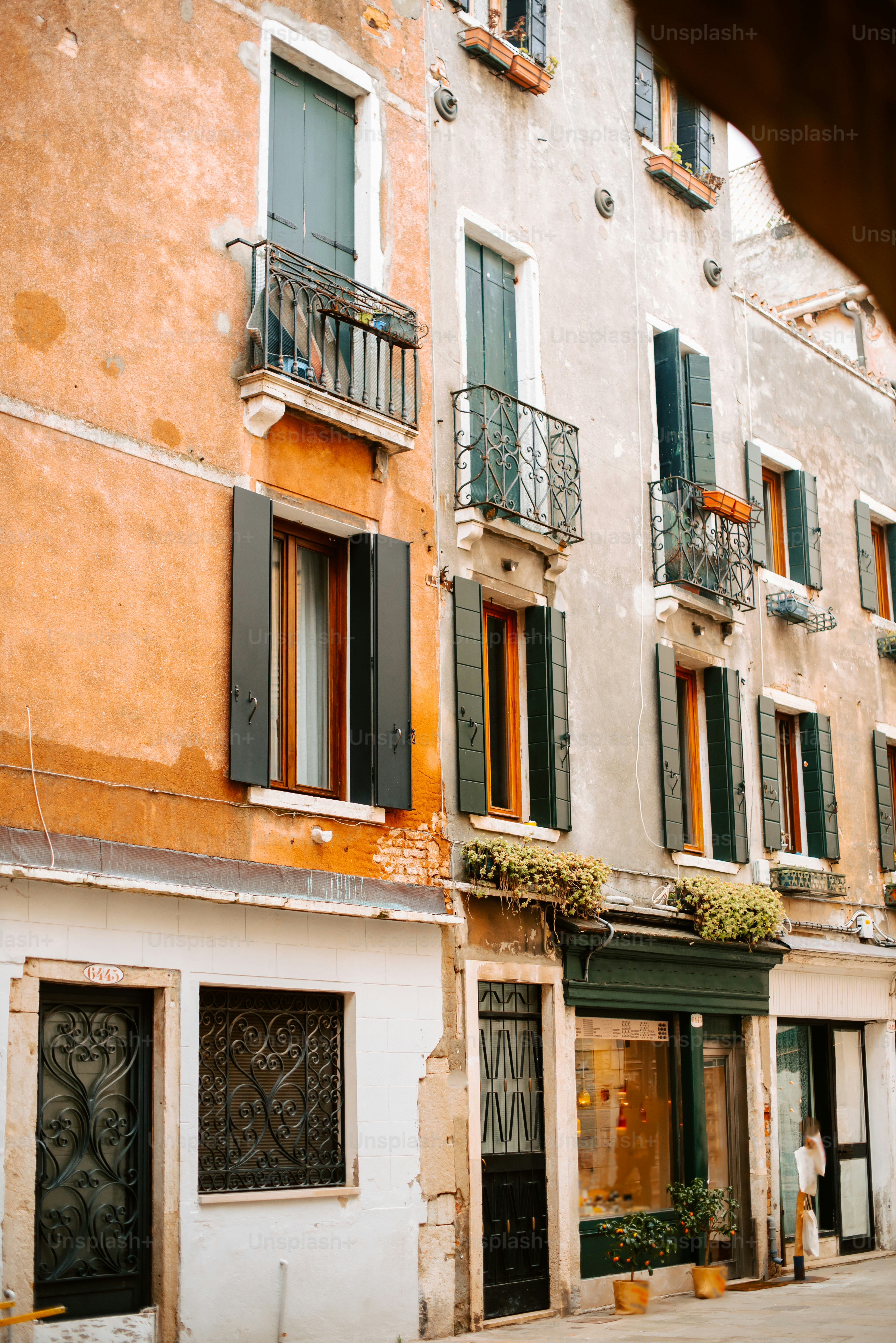 a couple of buildings that are next to each other