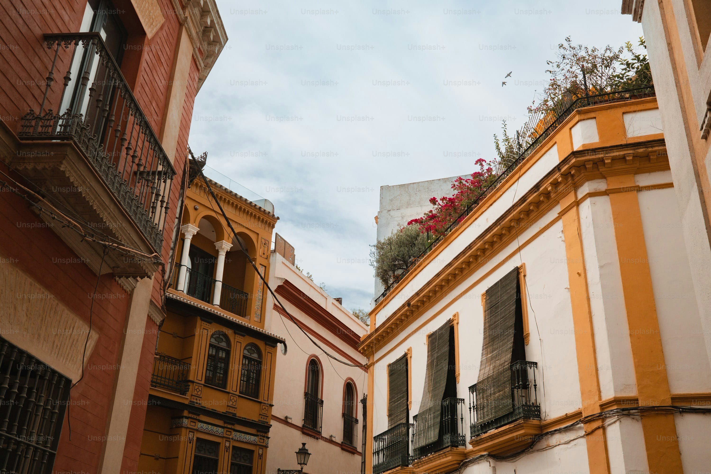 a couple of buildings that are next to each other
