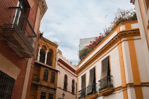 a couple of buildings that are next to each other