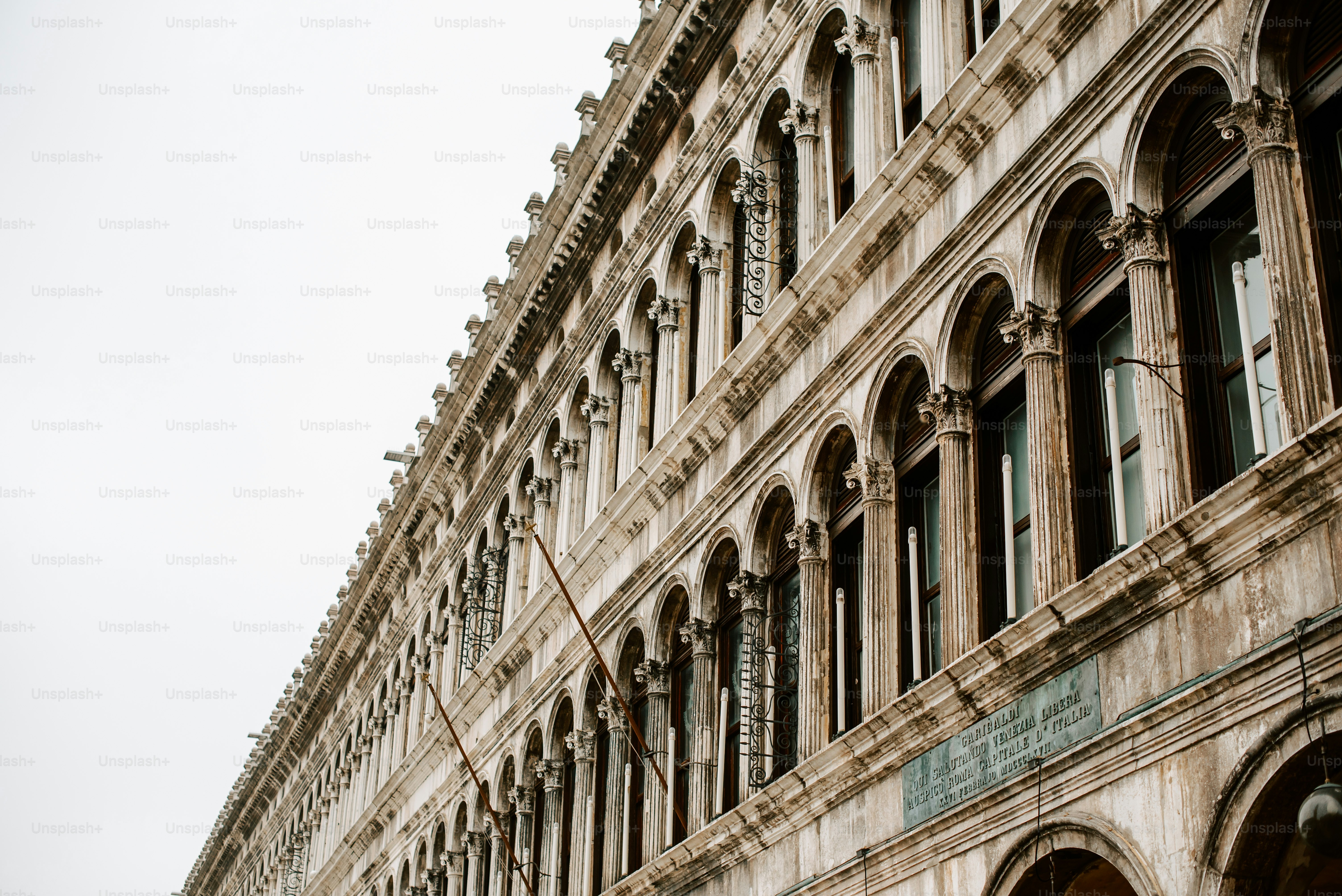 a large building with a clock on the side of it