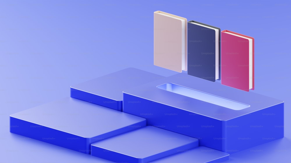 Ein Set von drei verschiedenen Farben eines Mobiltelefons