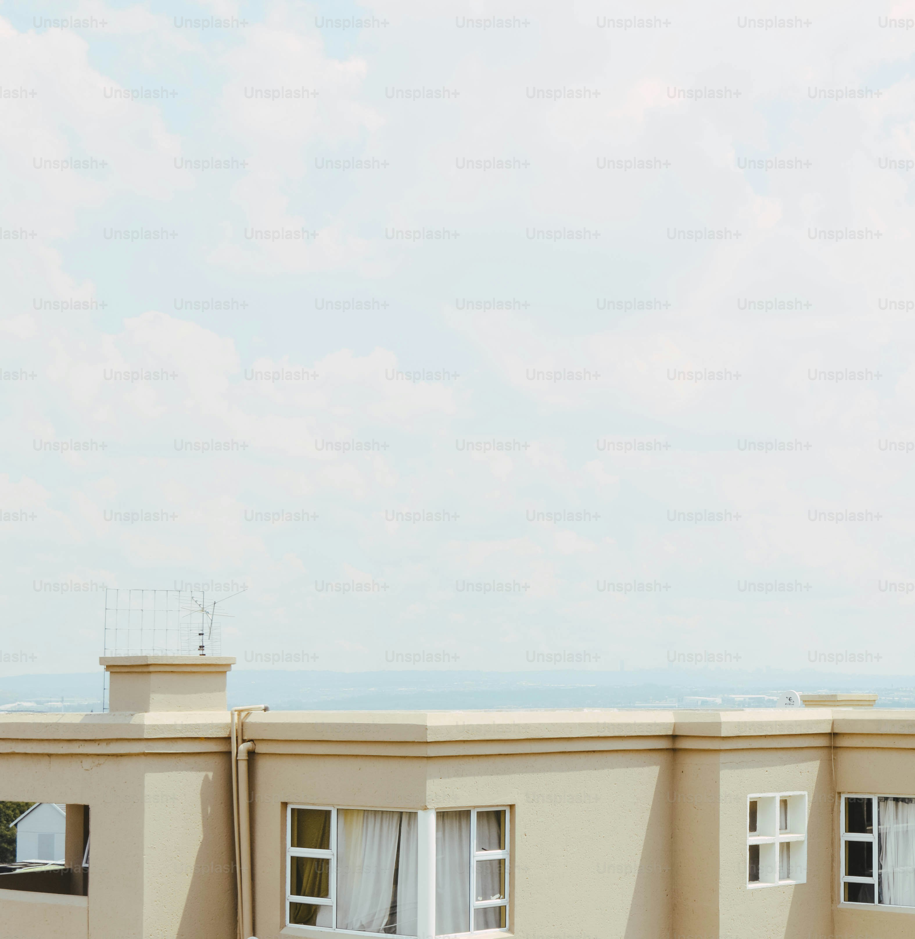 a couple of buildings sitting next to each other