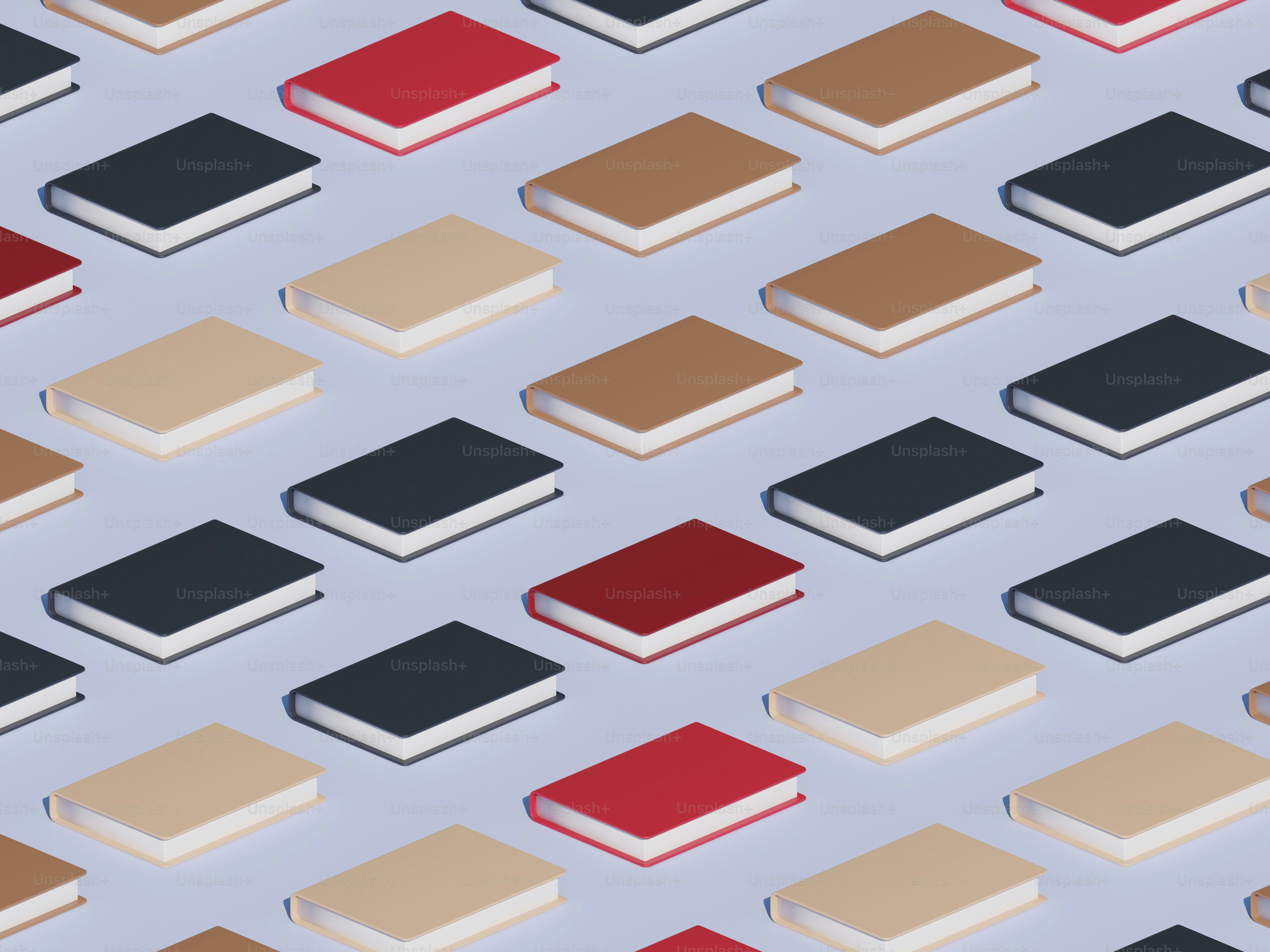 Eine Gruppe von Büchern sitzt nebeneinander