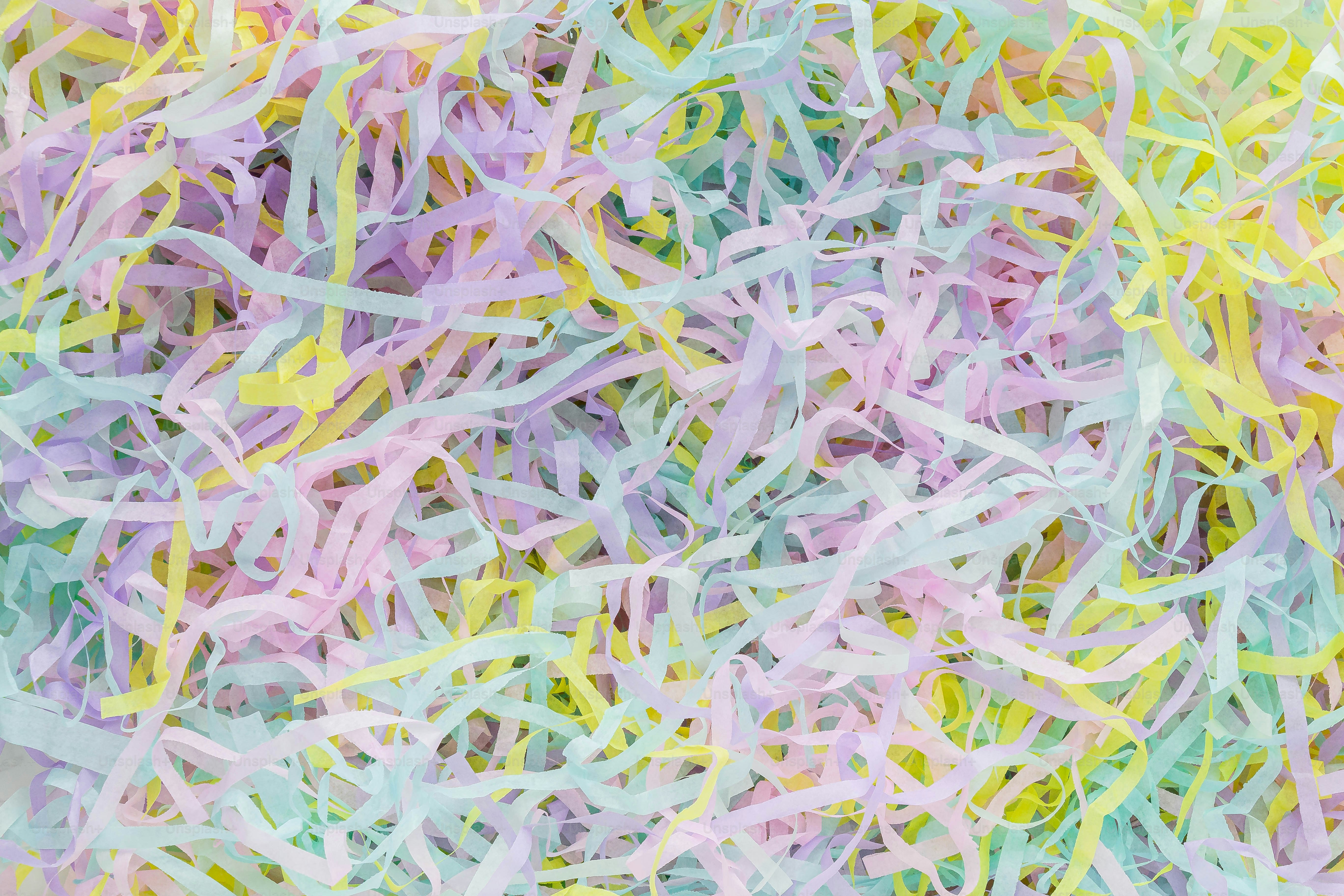 A bunch of colorful streamers of different colors photo – Easter Image ...