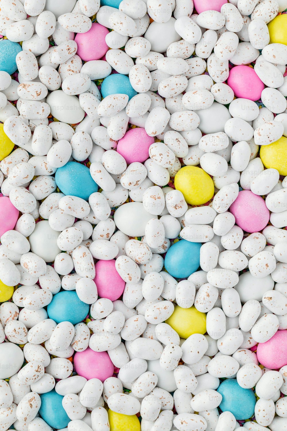 a close up of a bunch of candy pebbles