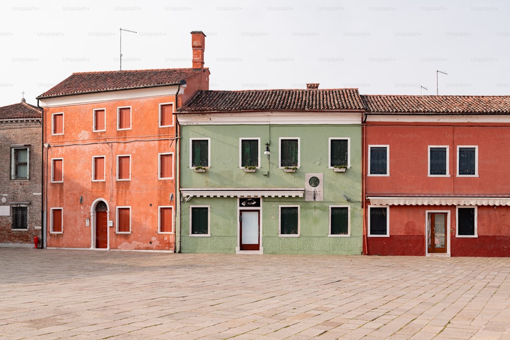 a couple of buildings that are next to each other