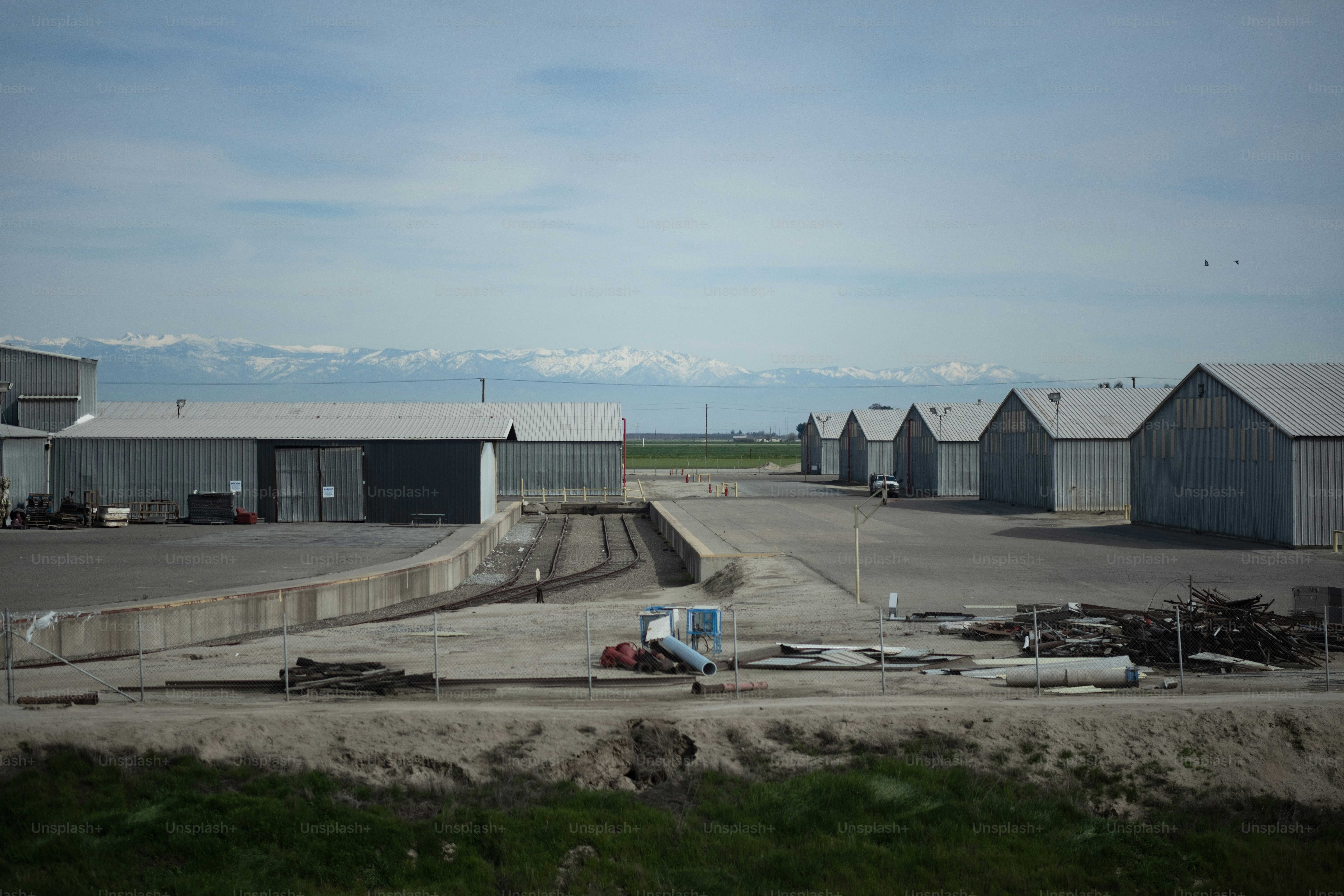 a group of buildings sitting next to each other