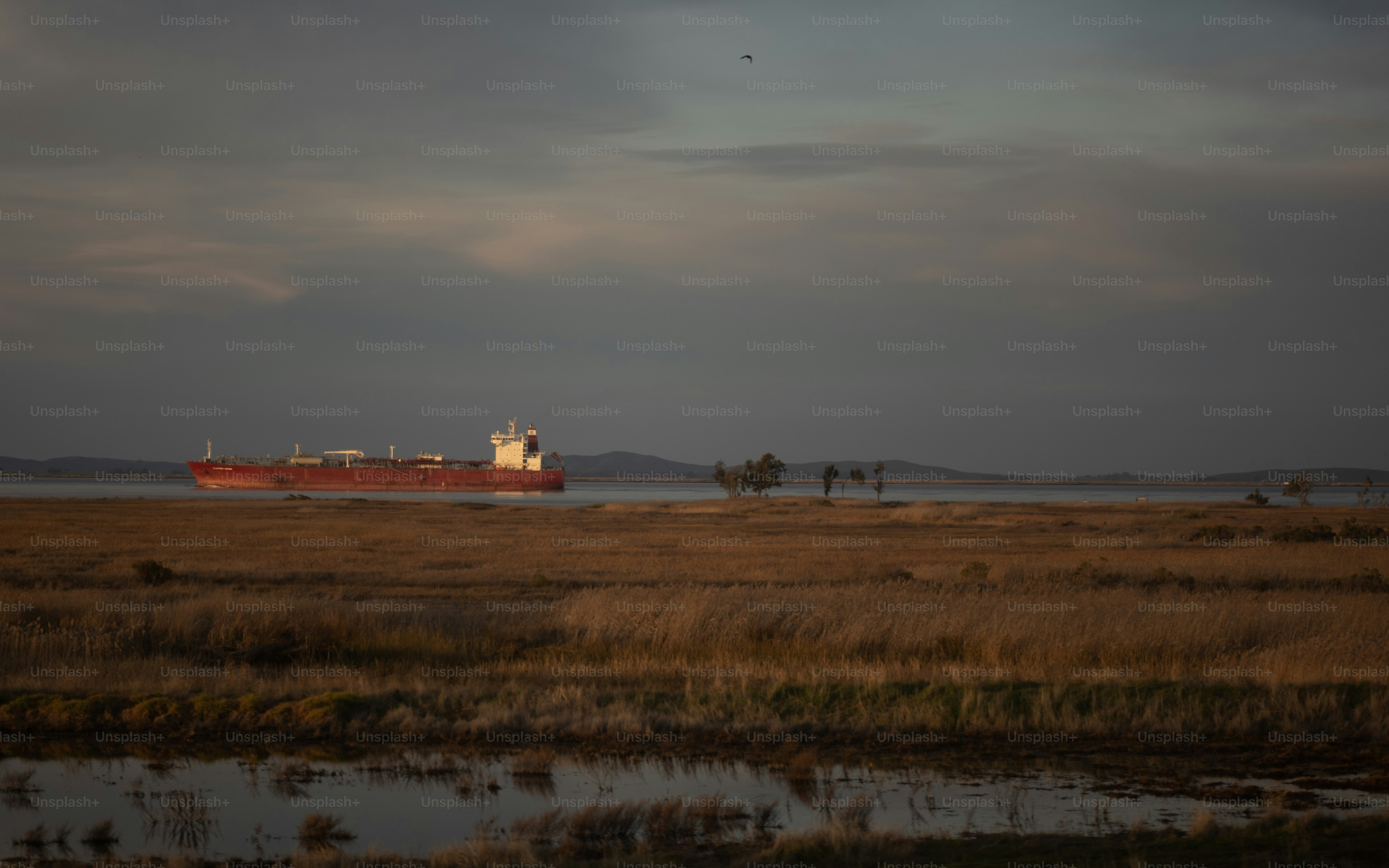 A large cargo ship sailing across a body of water photo Ship Image on